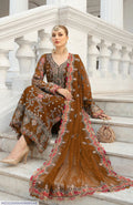 3 Pcs Women's Unstitched Embroidered Suit