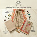 SA Closet Premium Unstitched Lawn Collection – 3 Piece Suit
